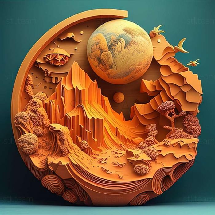 3D модель Родная планета игра (STL)